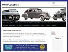 Tablet Screenshot of fordclassics.com